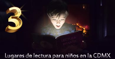 3 lugares de lectura infantil para niños en la CDMX